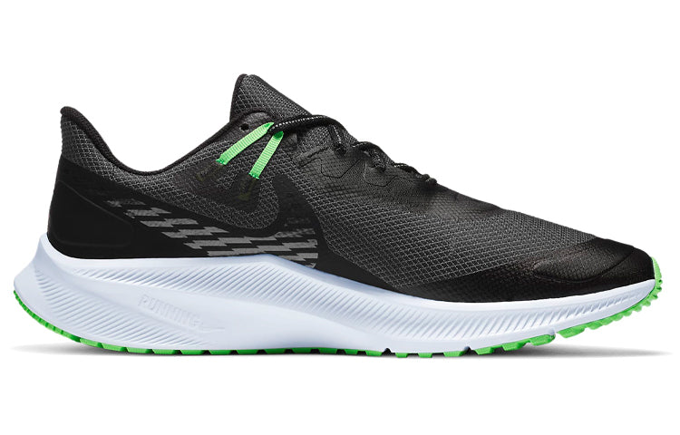 Nike Quest 3 Shield 'Black Poison Green' CQ8894-010