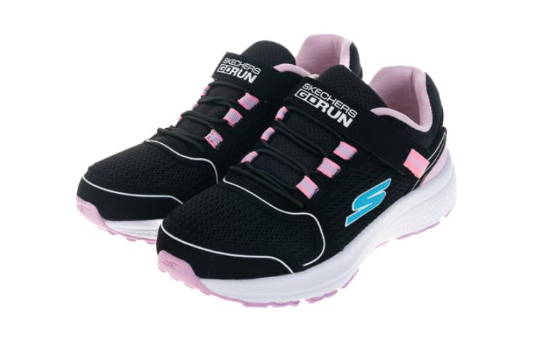 (GS) Skechers Go Run Consistent Shoes 'Black Pink' 319033L-BKLV