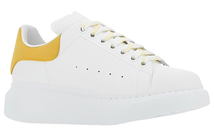 (WMNS) Alexander McQueen Oversized Shoes 'White Yellow' 719412WHGP79429
