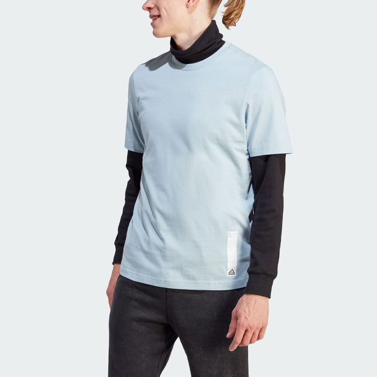 adidas Sportswear City Escape Split-Hem T-Shirt 'Blue' II3480