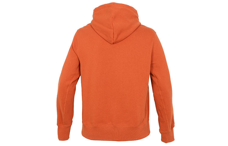 Men's Nike Sportswear French Terry Embroidered Logo Solid Color Orange Red DA0024-881