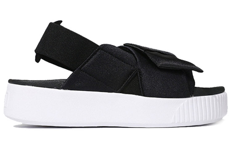 (WMNS) PUMA Platform Slide K 'Black' 367746-02