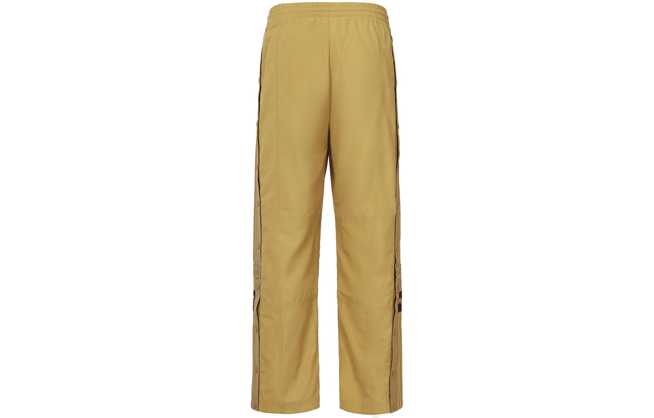 Men's adidas originals Contrasting Colors Side Casual Sports Pants/Trousers/Joggers Earthy Yellow H62575