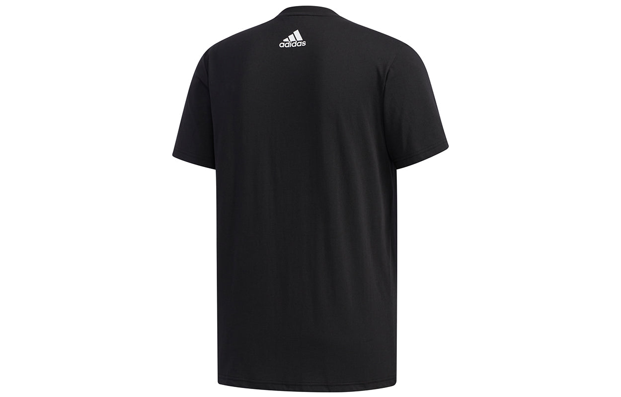 adidas Tsubasa Tee 1 Causual Sports Foot Ball Male Black FJ6226