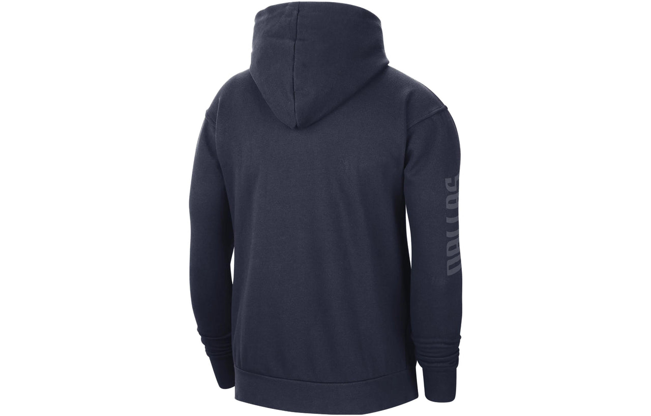 Air Jordan Dallas Mavericks Courtside Statement Edition NBA Fleece Pullover Hoodie 'Navy' DR7000-419