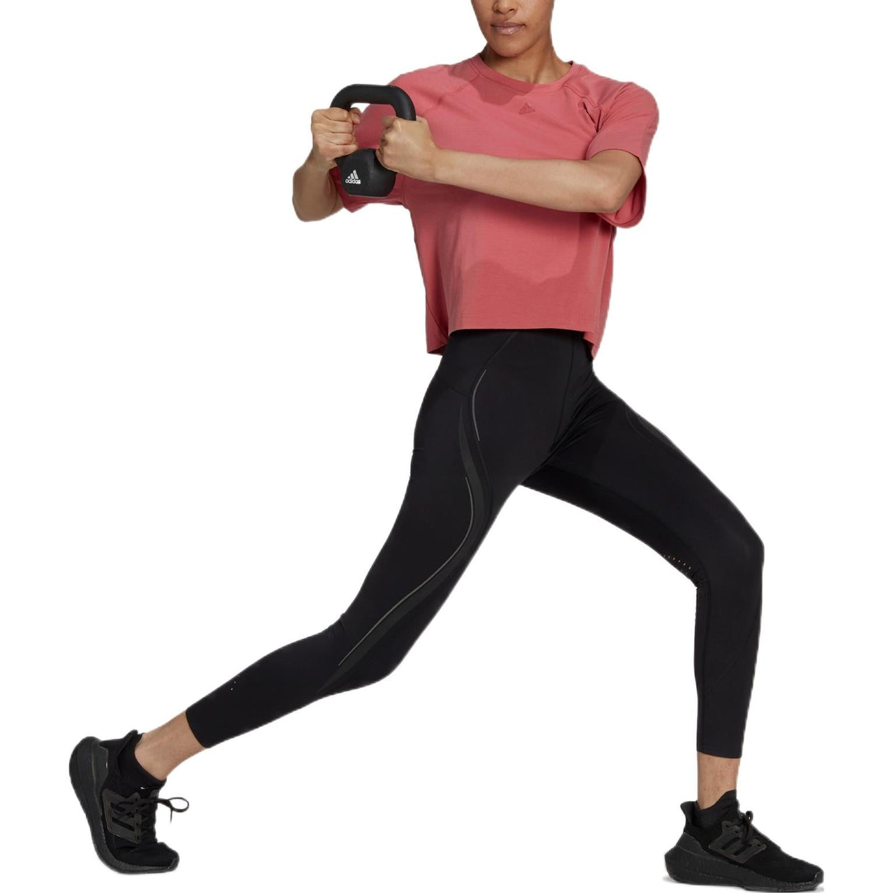 (WMNS) adidas AEROREADY Wrap-Back T-Shirt Asia Sizing 'Red' HK2354