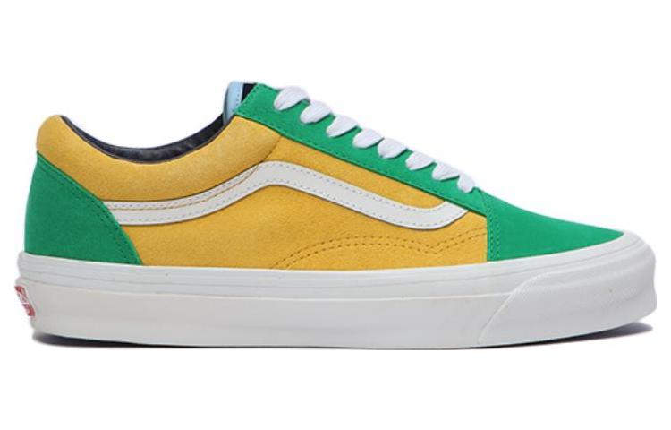 Vans OG Old Skool LX 'Off The Wall Green Yellow' VN0A4P3X02I