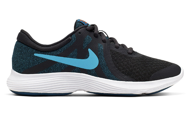 (GS) Nike Revolution 4 Black/Blue 943309-016