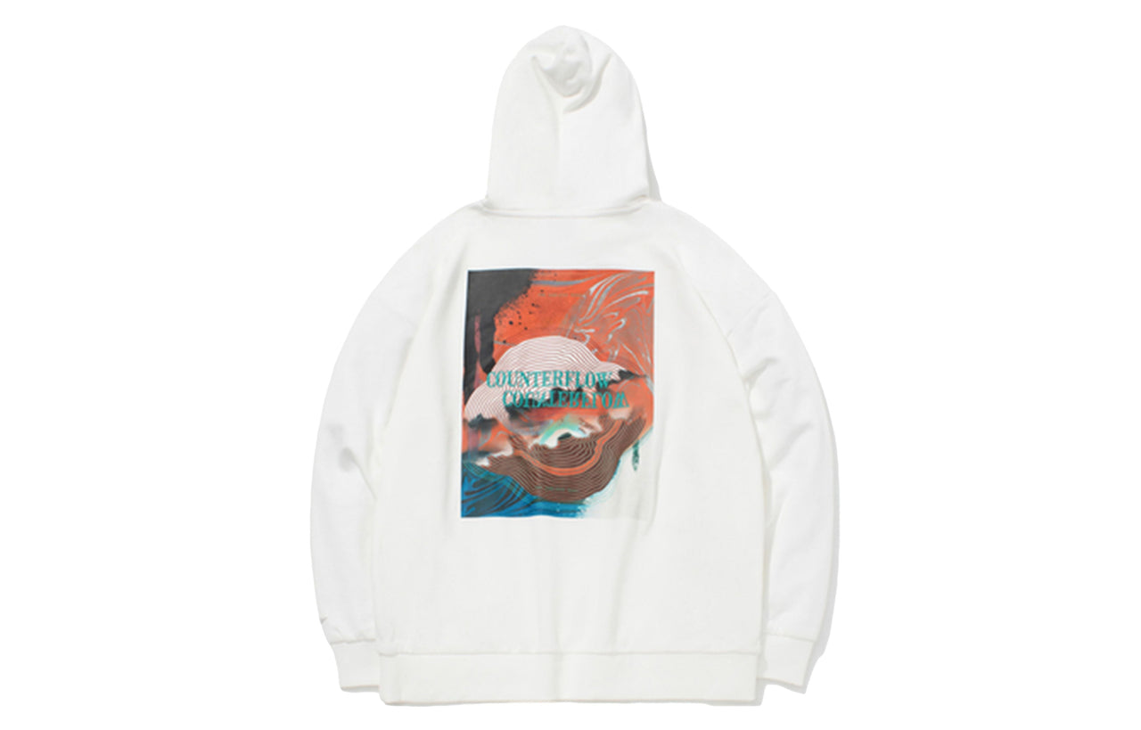 Li-Ning CF Series x Dunhuang Museum Crossover Pullover Hoodie 'White' AWDQB67-3