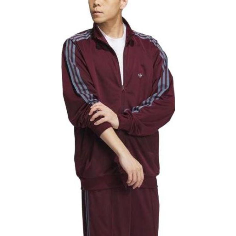 adidas Originals Beckenbauer Tracktops 'Burgundy' IN1000