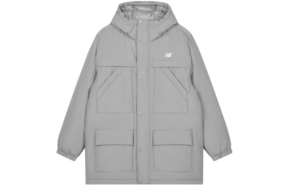 New Balance Sport Long Down Jacket 'Grey' AMJ33320-TAG