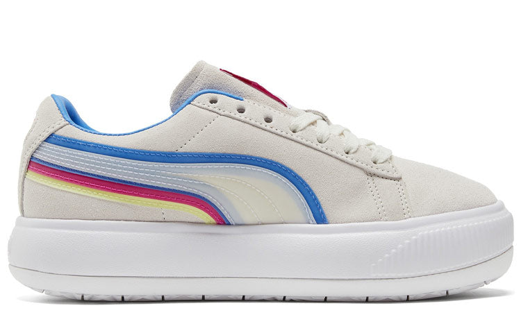(WMNS) PUMA Suede Mayu Triplex Tech 'Creamwhite Blue Red' 382580-01