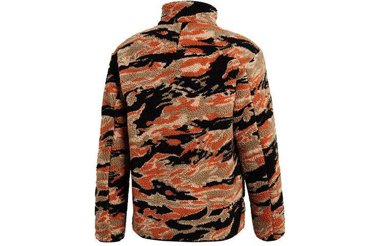 adidas Xplr Sherpa F Outdoor Sports Double Sided Jacket Red Colorblock GE9897