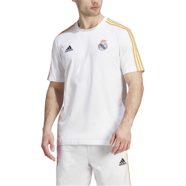 adidas Real Madrid 3-Stripes T-shirt 'White' HY0605