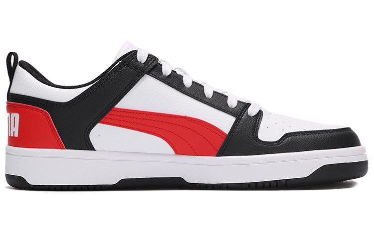 PUMA Rebound LayUp Low SL 'White Poppy Red' 369866-14