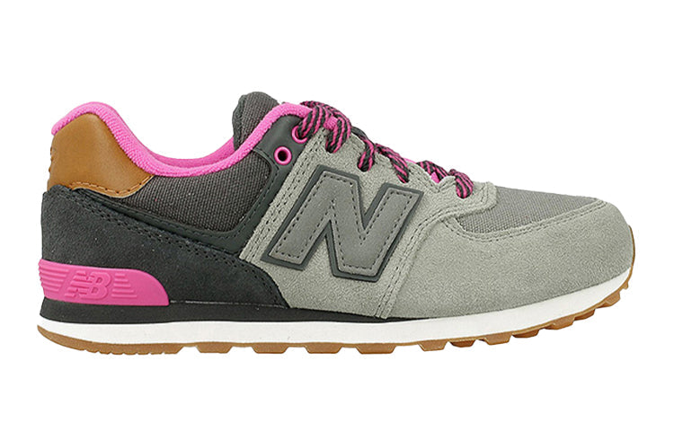 (GS) New Balance 574 'Gray Black Pink' KL574NHG