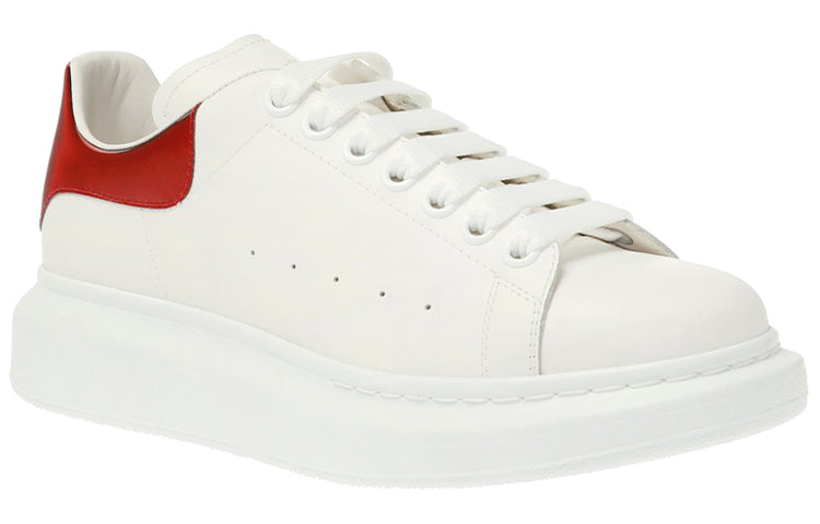 (WMNS) Alexander McQueen Oversized Sneaker 'White Lust Red' 553770WHXMW9676