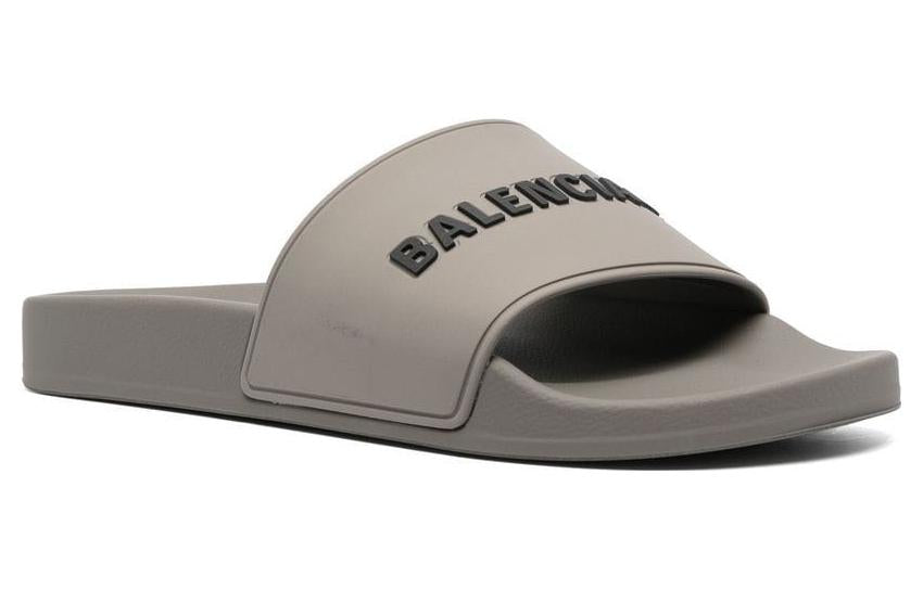 (WMNS) Balenciaga Pool Slides 'Grey Rubber' 565547W1S801010