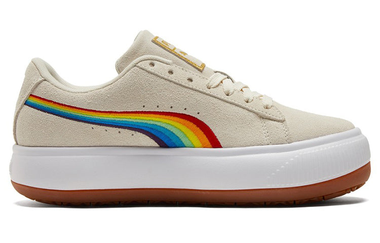 (WMNS) PUMA Suede Mayu 'Rainbow - Whisper White' 387239-03