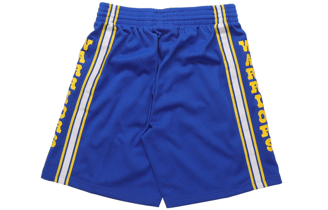 Mitchell & Ness NBA Swingman Shorts Golden State Warriors Road 1981-82 'Blue Yellow' SMSHGS18502-GSWROYA81