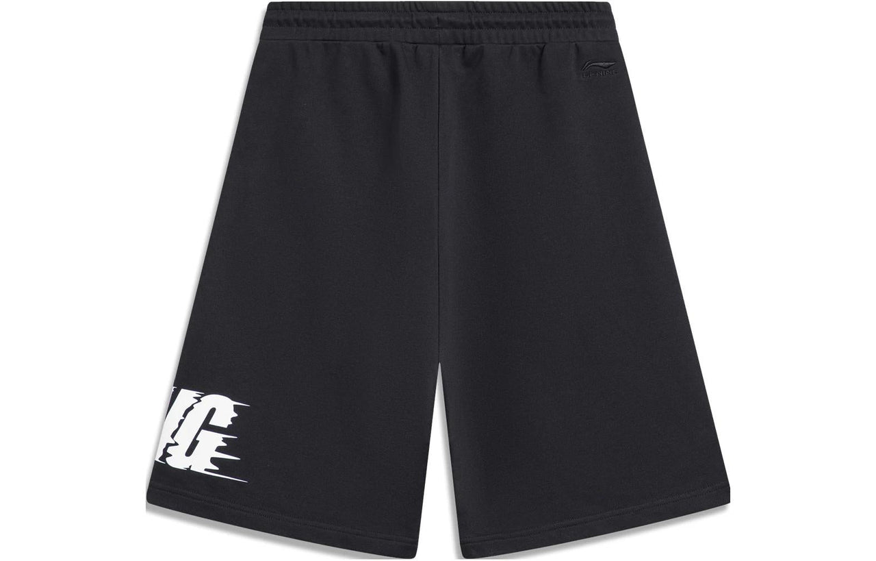 Li-Ning Graphic Loose Fit Shorts 'Black' AKST747-1