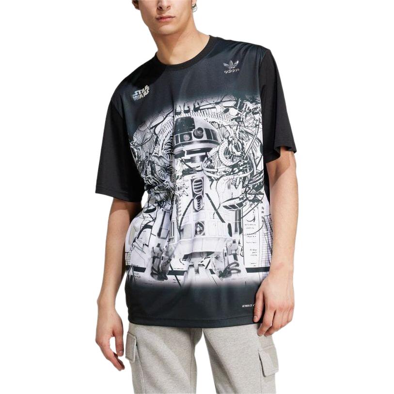 adidas x Star Wars Nanzuka Graphic T-shirt Asia Sizing 'Black' IV9469