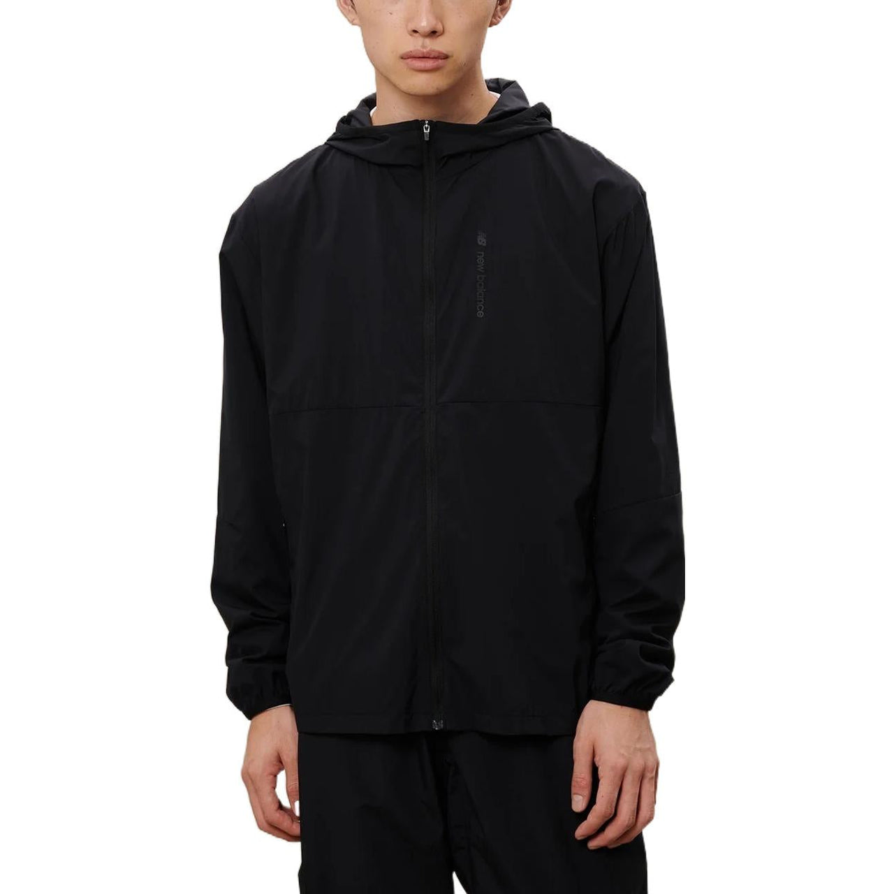 New Balance MET24 Packable Light Jacket 'Black' AMJ25004-BK