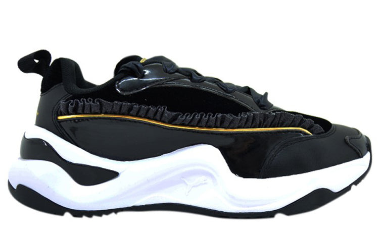 (WMNS) PUMA Charlotte Olympia x Rise NU 'Black Ruffle Trim' 374338-01