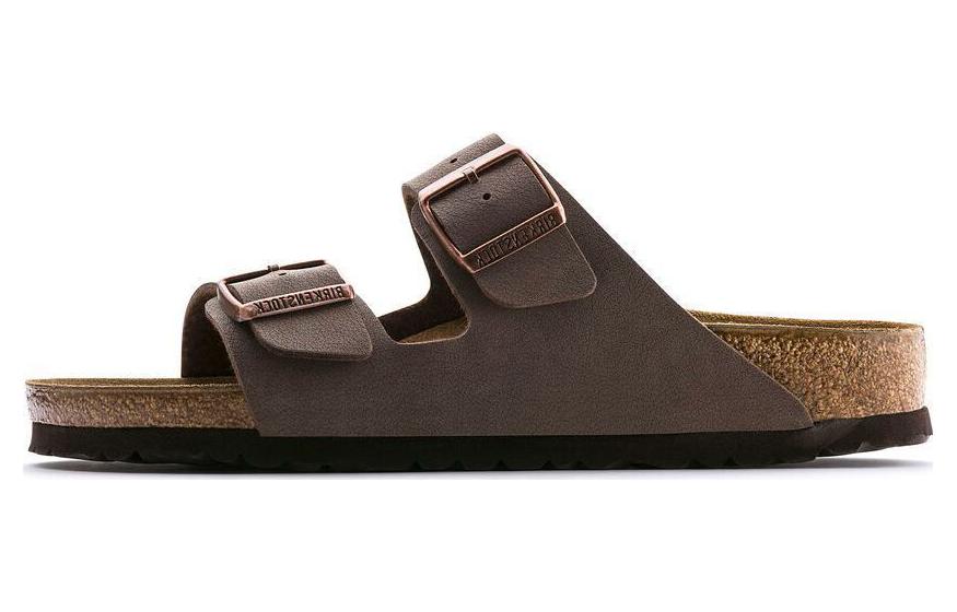 Birkenstock Arizona Birko-Flor Birkibuc Narrow Fit 'Mocca' 0151183