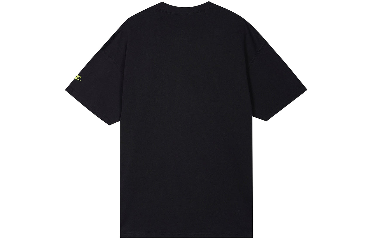 Men's Nike x Olivia kim Crossover Printing Round Neck Pullover Short Sleeve Black T-Shirt CT3093-010