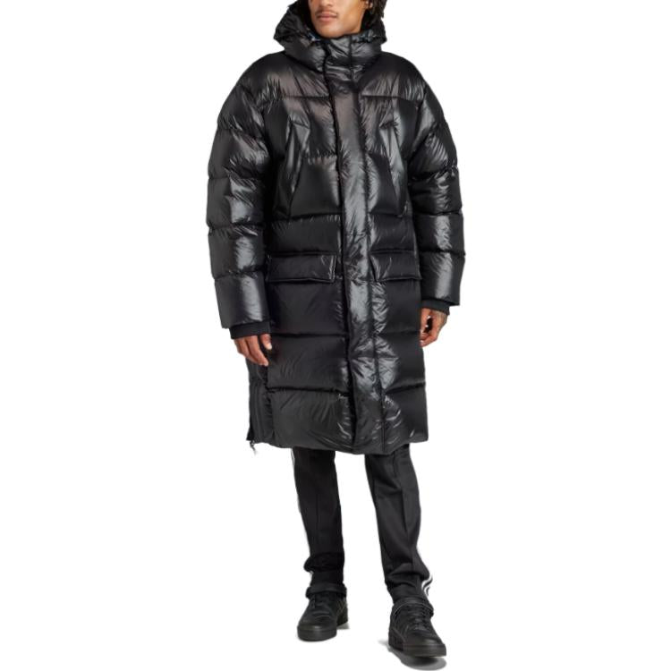 adidas Long Down Puffer Jacket 'Black' IR7135