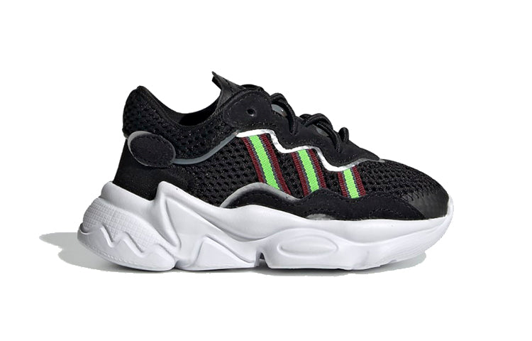 (TD) adidas Ozweego 'Core Black Solar Green' EE8293