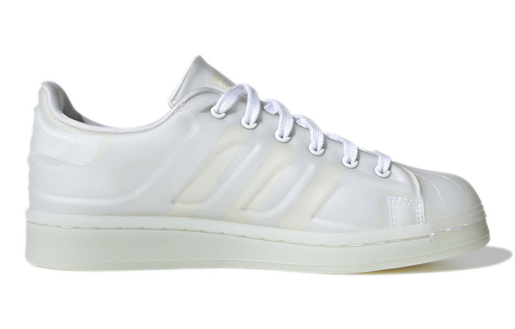 (GS) adidas originals Superstar Futureshell J 'All White' H00834