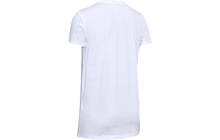 (WMNS) Under Armour Branded Training Sports Short Sleeve White 1355647-100