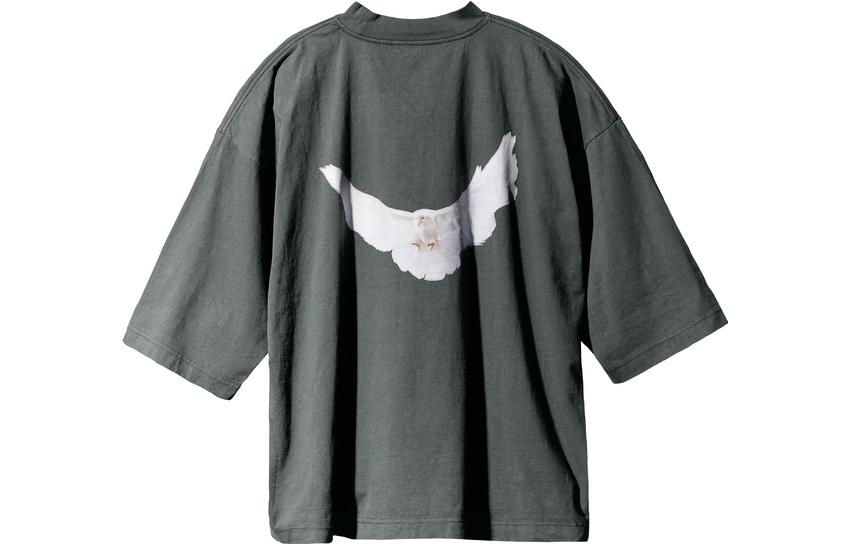 Yeezy Gap Engineered by Balenciaga SS22 Dove 3/4 Sleeve Tee 'Dark Green' YEEZY-SS22-232
