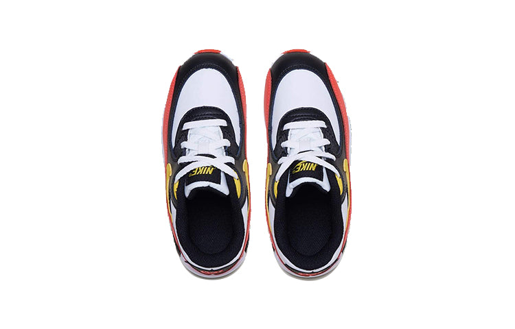 (TD) Nike Air Max 90 Leather 'Chrome Yellow Black Crimson' 833416-120