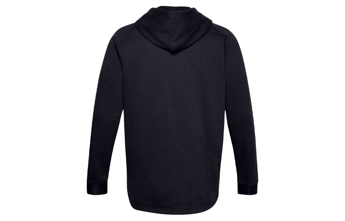 Under Armour Project Rock Charged Cotton Logo Hoodie 'Black' 1357193-001