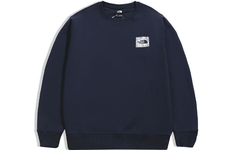 THE NORTH FACE Regrind Crew SS22 Logo Sweater 'Navy' NF0A5K1D-RG1