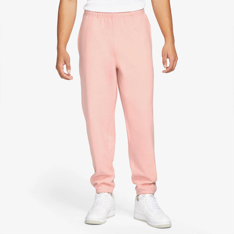 Men's Nike Solid Color Straight Bundle Feet Sports Pants/Trousers/Joggers Lotus pink CW5460-697