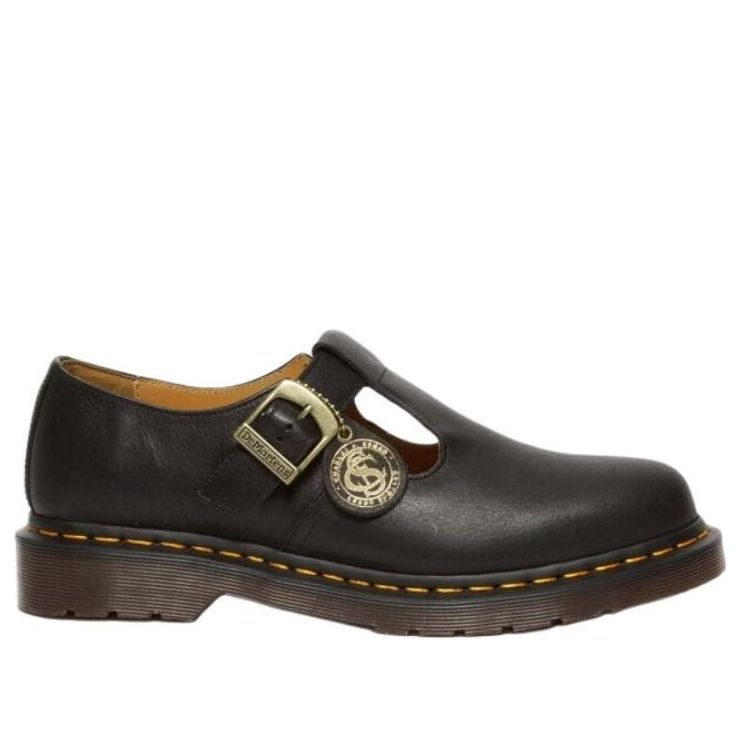 Dr. Martens T-Bar Regency Leather Mary Jane Shoes 'Black' 31528001