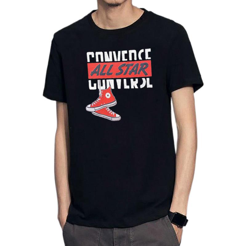 Converse Dangling Chuck Short Sleeve T-Shirt 'Black' 10020532-A01