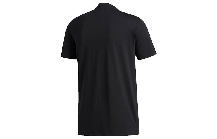 adidas Basketball Sports Round Neck Short Sleeve Black GE4513