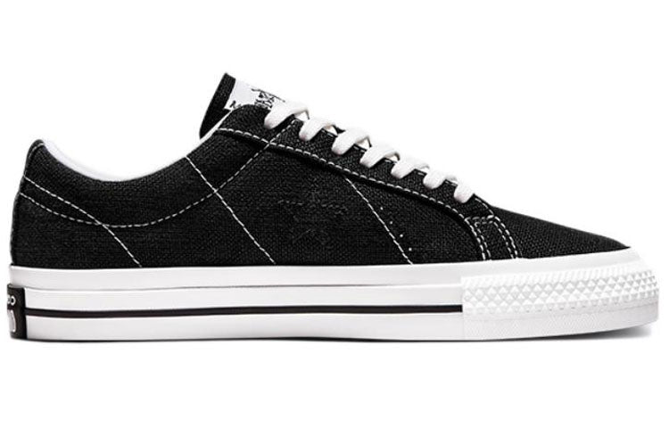 Converse Stussy x One Star Low 'Black' 173120C