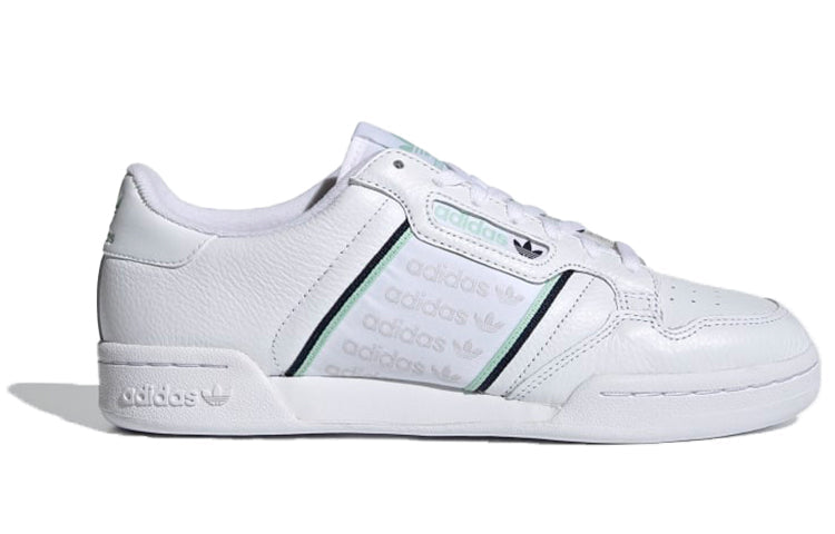 adidas originals Continental 80 'White Black Green' FU9776