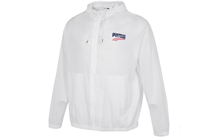 PUMA Decor 8 Lightweight Woven Jacket 'White Blue Red' 531487-02