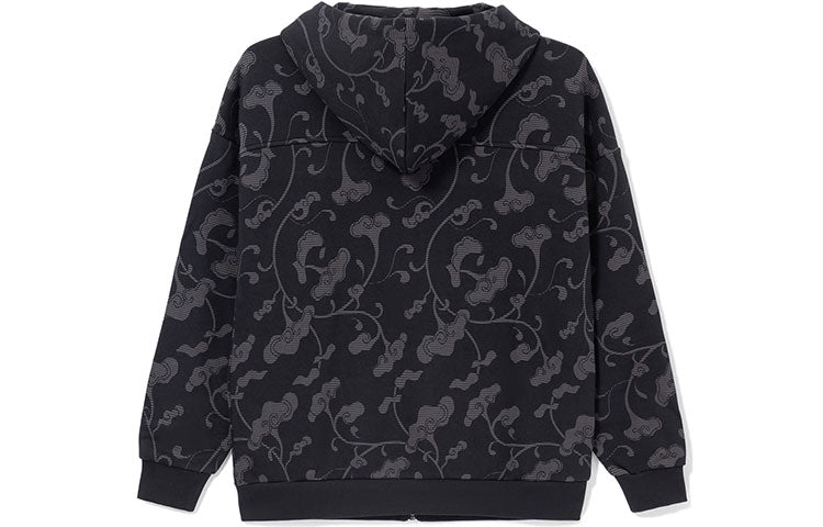 Li-Ning Lifestyle Casual Graphic Print Jacket 'Black Grey' AWDRF53-3