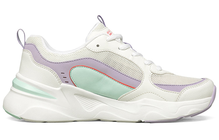 (WMNS) Skechers Bobs Bamina 'White Blue Purple' 117042-WLVM