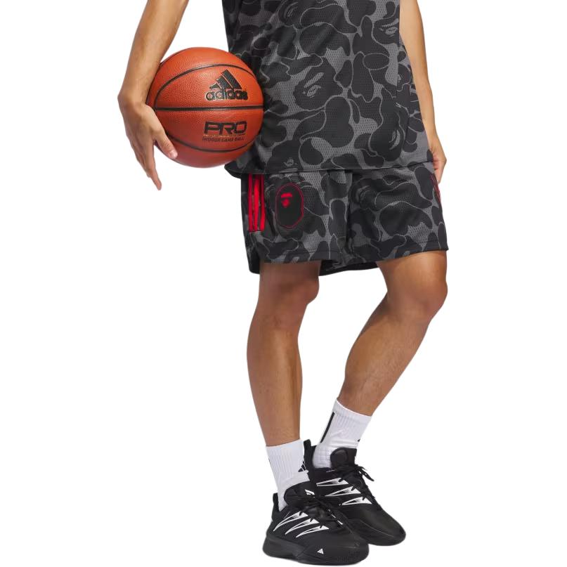 adidas x BAPE Dame 9 Basketball Shorts 'Grey' JF1153