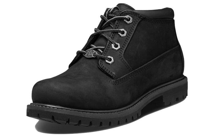(WMNS) Timberland Nellie Waterproof Chukka Wide Fit Boots 'Black' 23398
