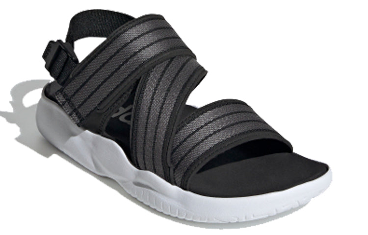 (WMNS) adidas 90s Sandal Velcro Casual Black Gray White Sandals 'Black Grey White' EG7647